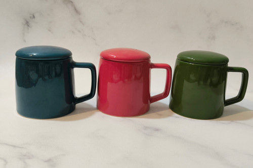 ماگ دردار سرامیکی دستساز مناسب نوشیدنی گرم و سرد