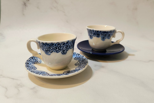 قهوه خوری سرامیکی ساخته شده با بهترین مواد اولیه ، نقاشی شده با دست